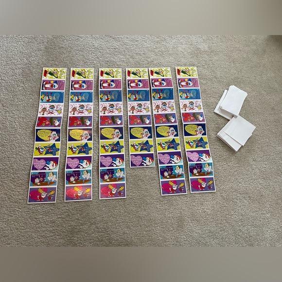 Vintage 1997 Valentine Day Cards - REN and Stimpy - Nickelodeon - Picture 1 of 4